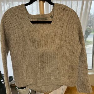 Vince Women's Oatmeal Cashmere Sweater